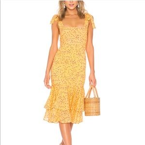Lovers + Friends Day Keeper Midi Dress Small